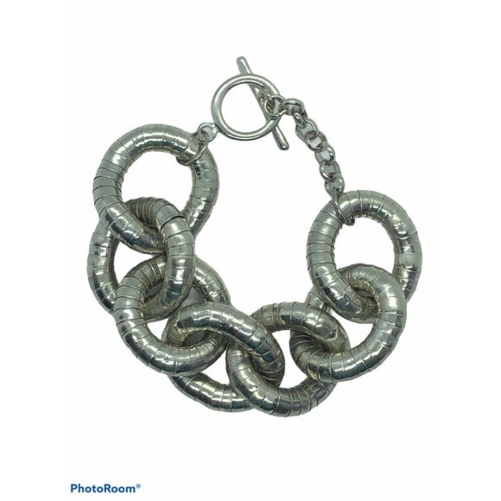Chunky Silver Bracelet